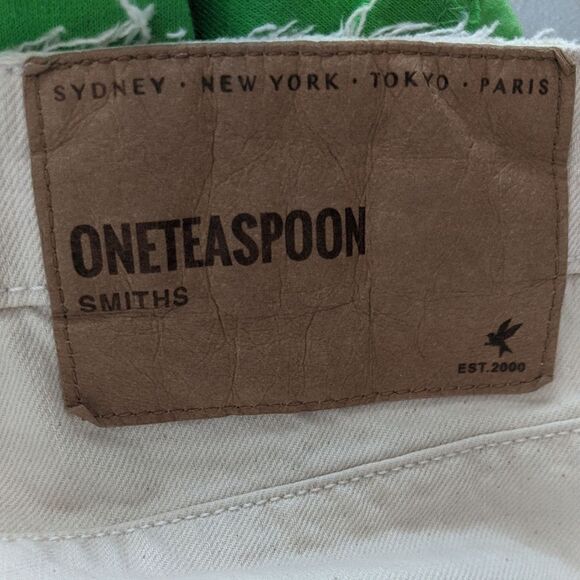 NWT OneTeaspoon Nashville Cream Smiths low waist wide leg jean 22582 size 30 - Picture 9 of 11